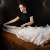 Plastic sheet for body wraps