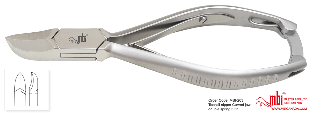 Nail Nipper With Barrel Spring And Concave Jaw | 5.50" Length | Stainless Steel | Professional