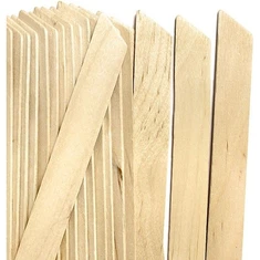 Wooden Angled Waxing Spatula--Small (100 per pkg)