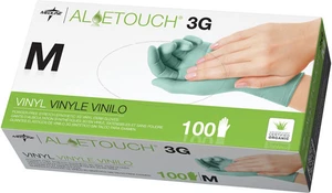 Aloetouch Vinyl Gloves, box of 100, M