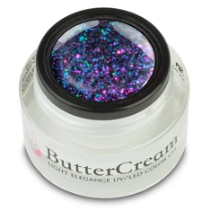Light Elegance ButterBling Black Opal UV/LED Glitter Gel