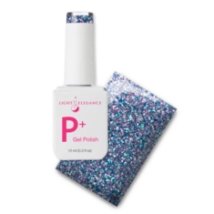 Light Elegance P+ Bratty Blue UV/LED Glitter Gel