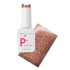 Light Elegance P+ She's My Golden Nugget, Glitter Gel Polish, 10 ml