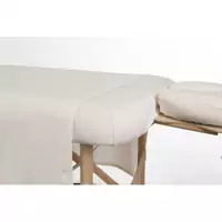 3 Piece Polyester/Cotton Sheet Set Ivory