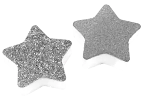 Mini Star Shape Nail Buffers - 120/180 grit (24 pcs/drum)