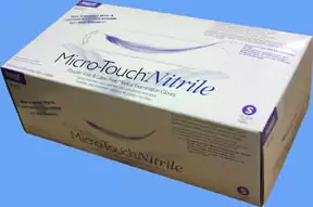 Ansell Microtouch Nitrile Glove Powder-Free Non Sterile - Small (box of 100)
