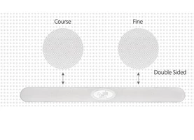 Stainless Steel Nail File Double Sided Coarse / Medium