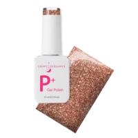 Light Elegance P+ She's My Golden Nugget, Glitter Gel Polish, 10 ml