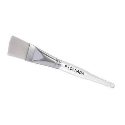 Mask Brush with Large, Clear Handle