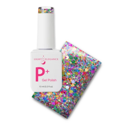 Light Elegance P+ Everyone's a Critic UV/LED Glitter Gel The Broadway Show Collection