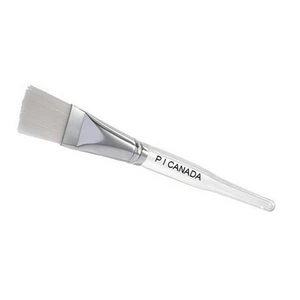 Mask Brush with Large, Clear Handle